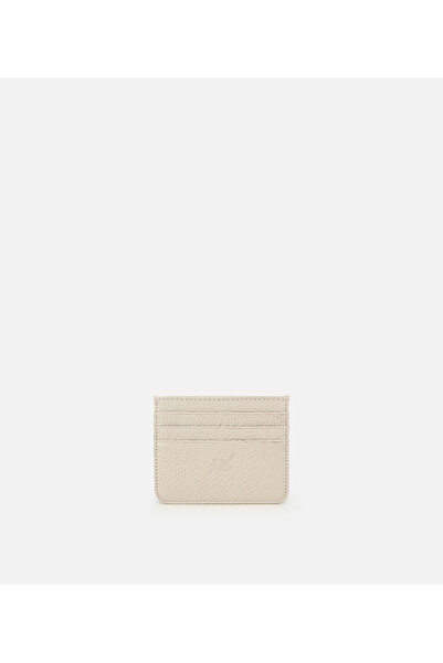 Hotiç Men's Leather Beige Card Holder