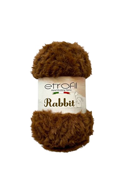 Etrofil Pređa za pletenje Rabbit, smeđa, 100% poliester, 100g, 65m (77115)