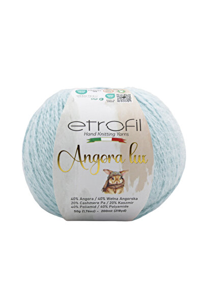 Etrofil Νήμα Πλεξίματος Angora Lux Λιλά 45% Ανγκόρα 55% Πολυαμίδιο 50γρ 200μ ...