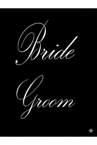 UAStudio Bride-groom gelin damat düğün sticker 20cm