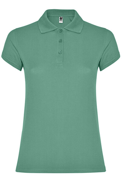 ROLY Tricou polo de damă, 100% bumbac, Star, verde mentă închis