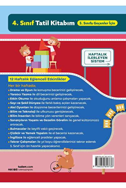 Tudem TUDEM TATİL KİTABIM 4.SINIF-YENİ