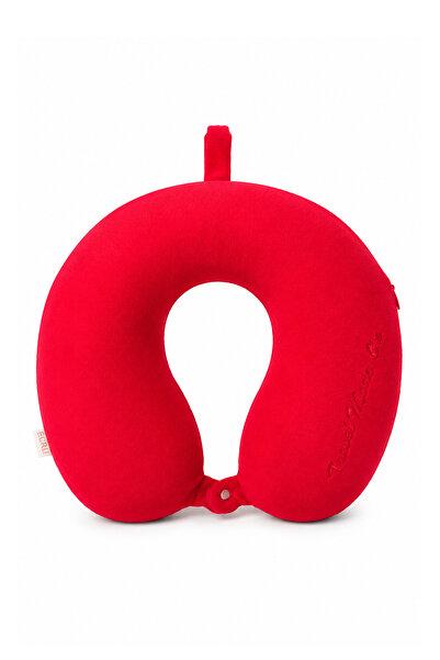 Ecrou Moontoys Oval Basic Seyahat Boyun Yastığı Kırmızı