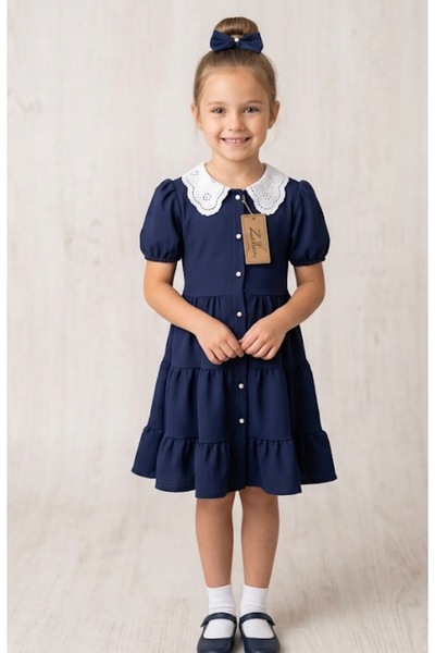 Zelhankids Wednesday Ready Collar Vintage Children's Dress