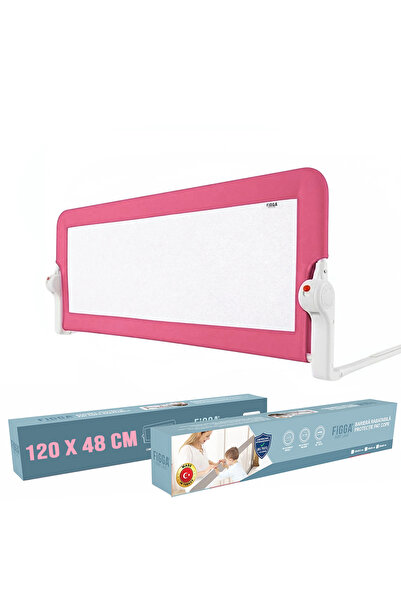 figga Protectie pat copii FiGGA®, 120 x 48 cm, bariera laterala margine pat, ...