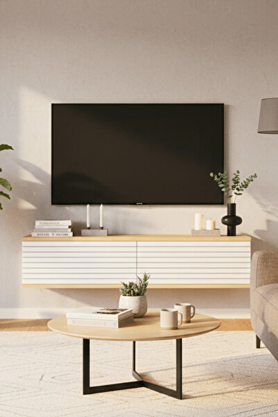 cnyr TDA1214DB - ZEYNEP120 DUVARA MONTAJ TV STAND, TV RAFI, TV SEHPASI SAFİRM...