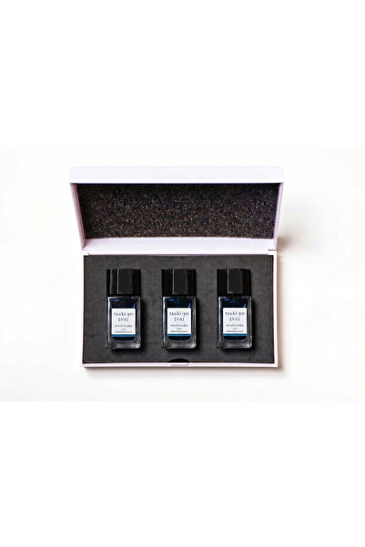 Pilot INK IROSHIZUKU - 3 BOTTLES 15 ML Mavi TSUKI-YO -