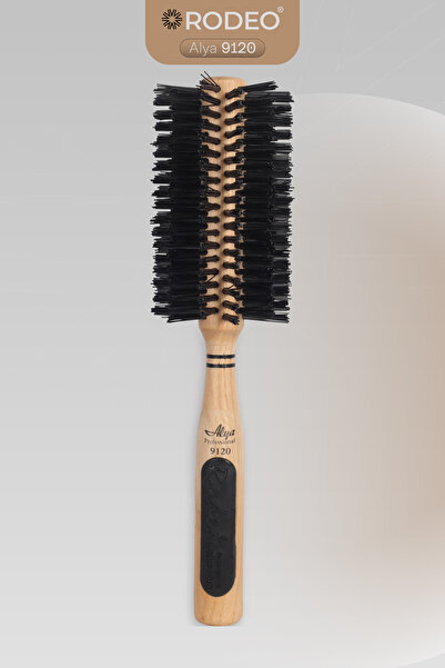 RODEO Alya Professional Wooden Body Hair Blow Dry Brush - 9120