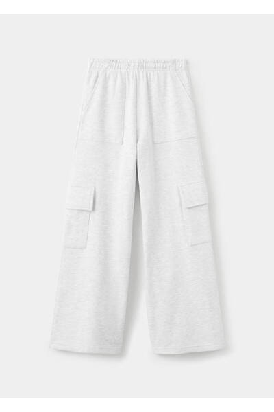 MANGO Kids Pamuklu jogger kargo pantolon
