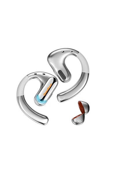 Oneodio Căști OpenRock Pro Open-Ear, TWS, Bluetooth 5.2, IPX5, Argintii