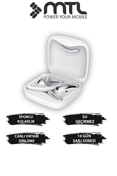 MTL OWS Sporcu Kablosuz Bluetooth Kulaklık Kulak Üstü Ultra Konforlu Air Cond...