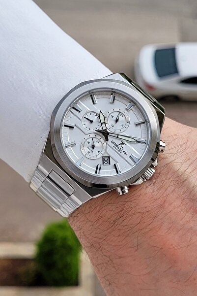 Daniel Klein Silver Renk 24 Ay Garantili Göstergeleri Aktif 41 Mm Erkek Kol S...