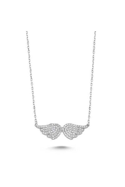 ERKOÇ JEWELLERY 925 Ayar Gümüş Melek Kanadı Kolye