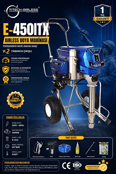 Titech Airless Ep-450ıtx Elektrikli Airless Boya Makinası-dijital