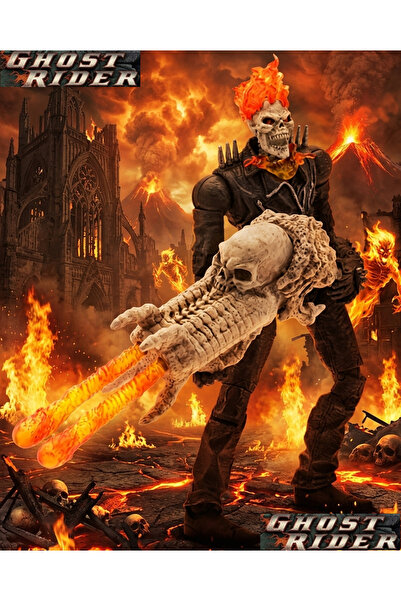 OYUNCAKSAHİLİ Johnny Fıre Hayalet Oyuncak Nostalji Sürücü Ghost Blast Figür R...