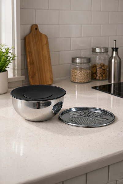 ACAR Karat 4-Piece Steel Storage and Mixing Bowl Set