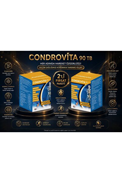 WANNA CONDROVİTA 90 TABLET 2 li FIRSAT PAKETİ