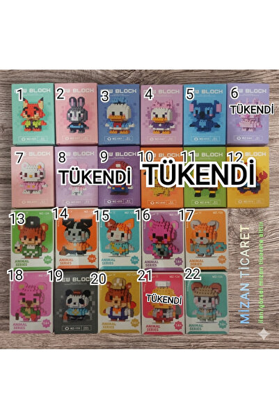 Bricks mini Yapı Oyuncak ( seçim yapabilirsiniz) 1 adet