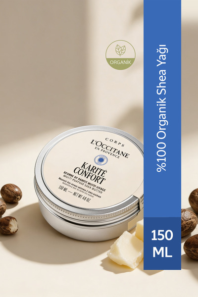 L'Occitane Shea Organik Yağı, Besleyici ve Nemlendirici, Kuru Ciltler için, 1...