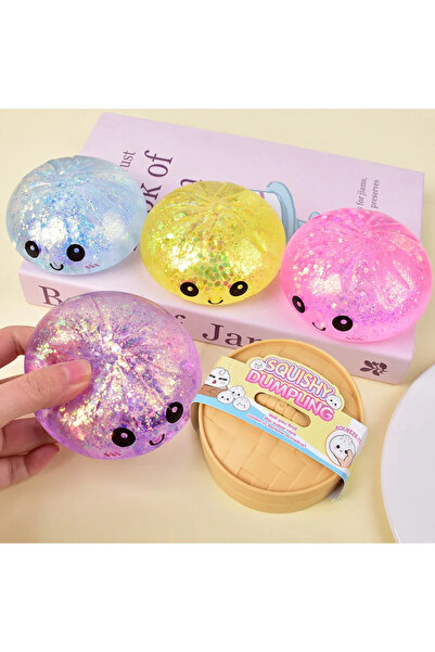 dumpling Çin mantısı yeni trend squishy sürpriz simli renkli