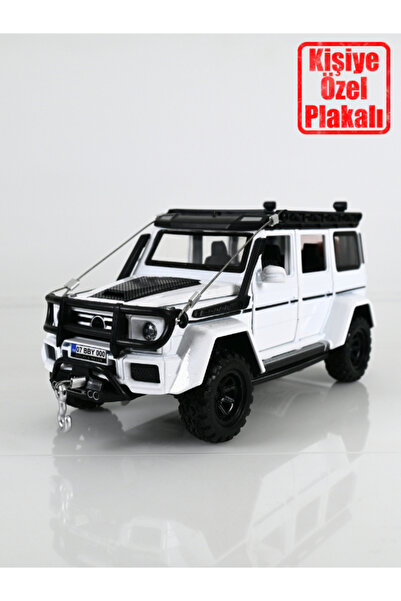 bebeym MERCEDES G Kasa Off Road Metal Araba 1:32 Beyaz