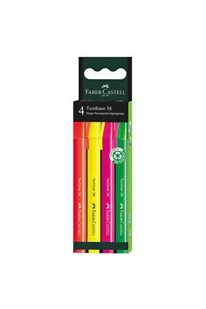 Faber Castell SET DE 4 EVIDECTOARE 38 CUTIE DE CARTON FABER-CASTELL