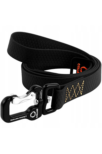 WAUDOG Lesă impermeabilă pentru câini, EVOLUTOR, robustă, neagră, 25 mm x 210 cm