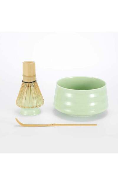 Arabest Japanese Matcha Tea Set, Bamboo Whisk (Chasen), Traditional Scoop (Ch...