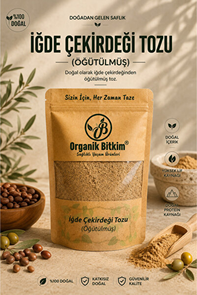 OB Organik Bitkim İğde Çekirdeği Tozu (ÖĞÜTÜLMÜŞ) 1000 gr