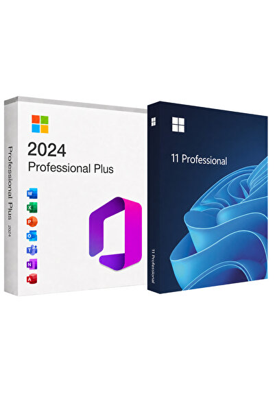 Lisansium Windows11 Pro Office2024 Pro Plus Dijital Lisans Anahtarı Kalıcı Ke...