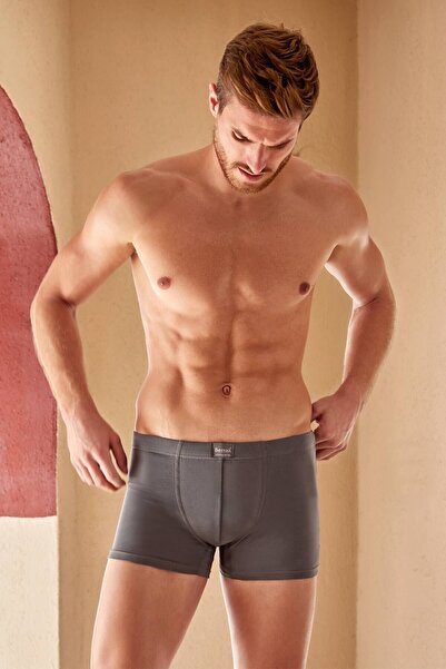 Berrak 4498 Modal Slim Waist Boxer (3 Pieces)-Colorful-Xl