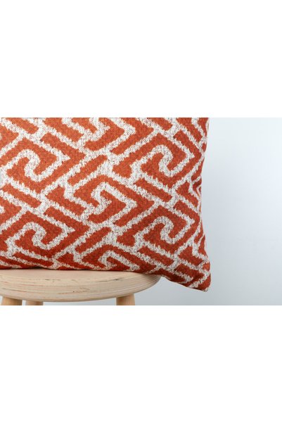 Bally Home Raschel Special Patterned Square Throw Pillow Cover