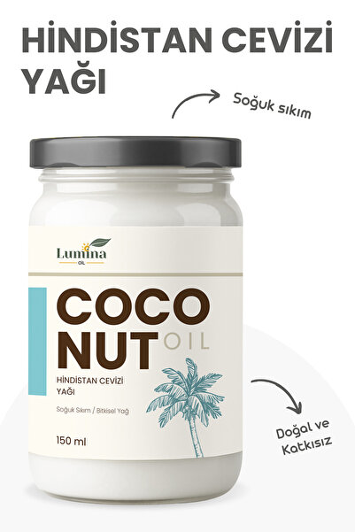 LUMİNAOİL Hindistan Cevizi Yağı 150 ml (Soğuk Sıkım)