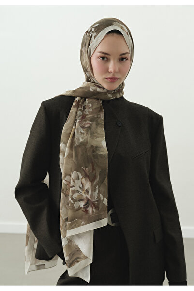 Freshscarfs Jane Desenli Pamuk Viskon Şal Çağla