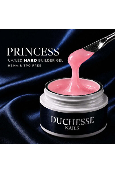 Duchesse Nails Gel de construcție dur UV/LED pentru unghii, autonivelant, FĂR...