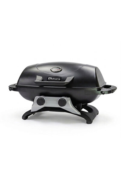 Storm 2B Classic BBQ & BBQ - Black, Garden & Outdoor BBQ with Carry Stand, 2 Burners