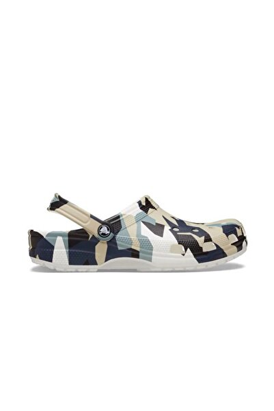 Crocs Geo Camo Clog Terlik BEYAZ RENKLİ