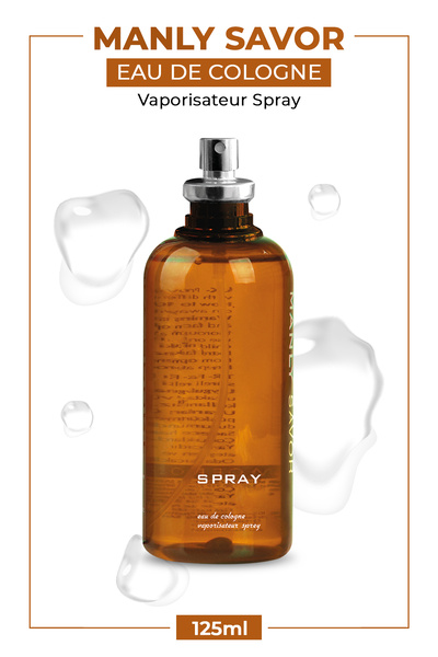 sora kozmetik Manly Eau De Cologne Men Savor 125 ml