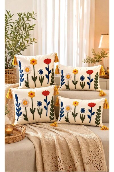 BUGİ HOME COLLECTİON 4 ΤΕΜΑΧΙΑ ΛΟΥΛΟΥΔΙ ΠΟΥΛΙ ΚΕΝΤΗΤΟ ΚΕΝΤΗΤΟ ΔΙΑΚΟΣΜΗΤΙΚΟ ΜΑ...