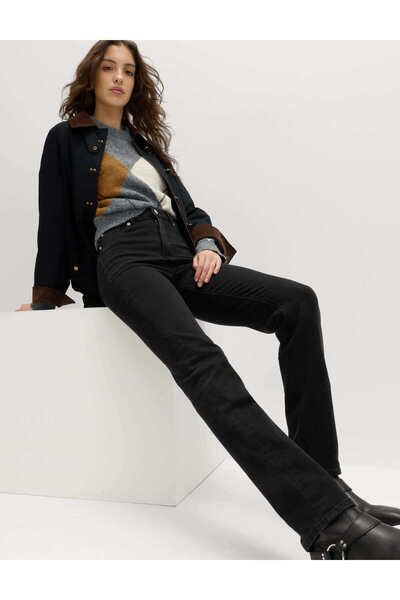 Marks & Spencer Magic Shaping Yüksek Bel Straight Leg Jean Pantolon