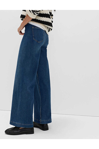 Marks & Spencer Yüksek Bel Wide Leg Grazer Jean