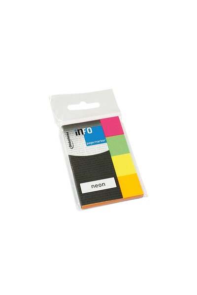 inFo pagemarker PageMarker 20 x 50 mm 200 coli Notițe neon 4 culori/set