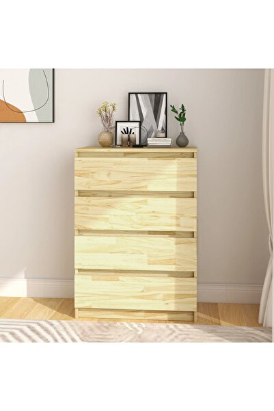 Concept Dulap lateral, 60x36x84 cm, lemn masiv de pin