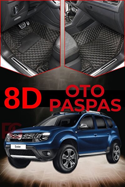 PASPASGRAFT RENAULT RENO DUSTER 4x2 2024-2026 Siyah Üzeri Bej Dikiş 8D Premiu...
