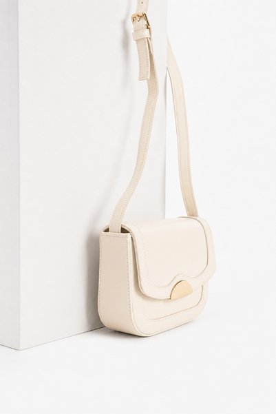 Daj Company Women's Classic Look Gold Buckle Timeless Adjustable Crossbody Bag