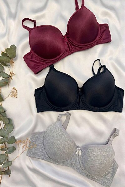 DNR İç Giyim 3-Piece Unpadded Bra Set