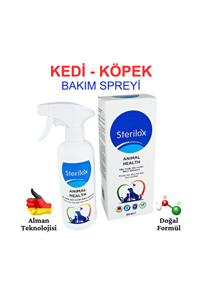 Sterilox Animal Health Yara, Ağız, Kulak, Göz, Deri Temizlik ve Bakım Solüsyo...