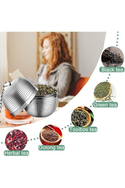 Arabest Tea Infuser for Loose Tea,Stainless Steel Mesh Ball Strainer,2-Pack w...
