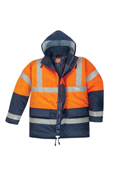 İŞMONT معطف NORTHER HI-VIS ذو اللونين