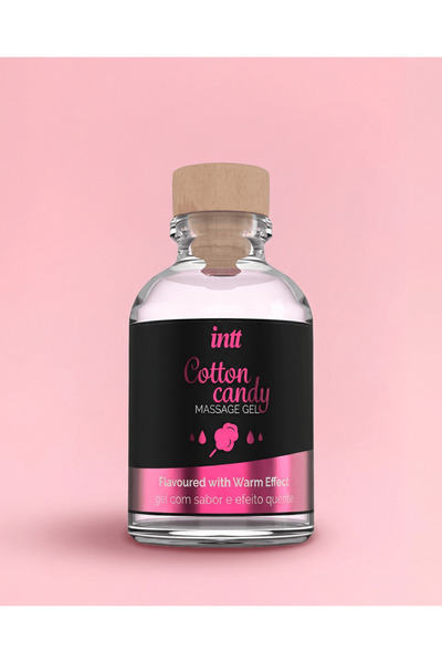 İntt Kissable - Gel de Masaj Intim, aromă de vată de zahăr, 30 ml